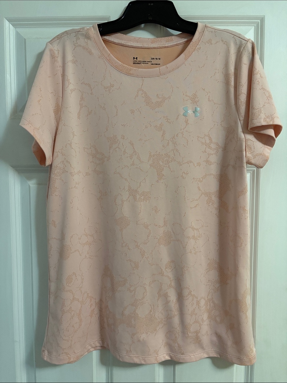 Under Armour Women's Light Peach Short Sleeve Performance Tee